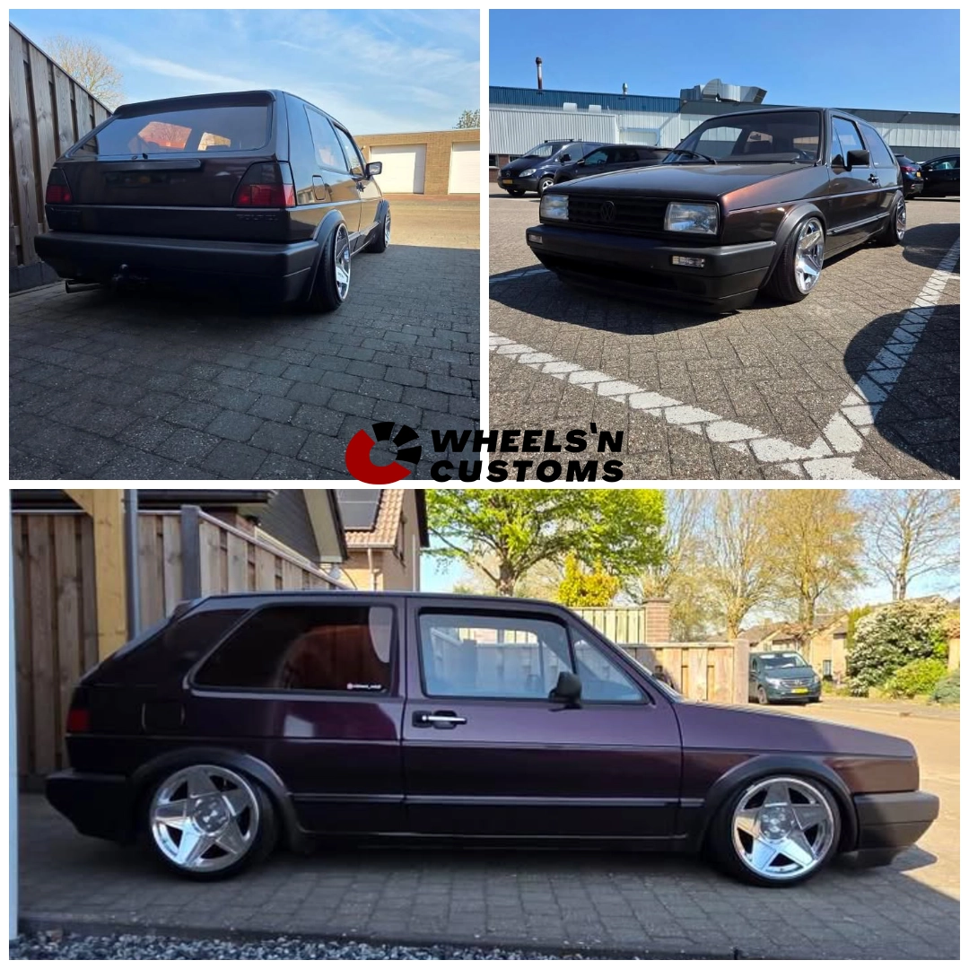 Volkswagen Golf 2 - 16 inch 3SDM Silver Cut - 9J