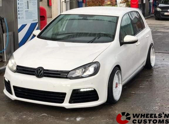 Volkswagen Golf 6 - 17 inch JNC004 White machined - 5x112 8.5J ET15 + 10J ET25