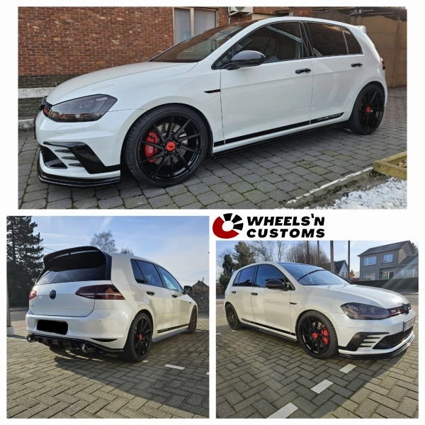 Volkswagen Golf 7 GTI Clubsport - 19 inch Japan Racing JR36 Gloss Black - 8.5J ET45