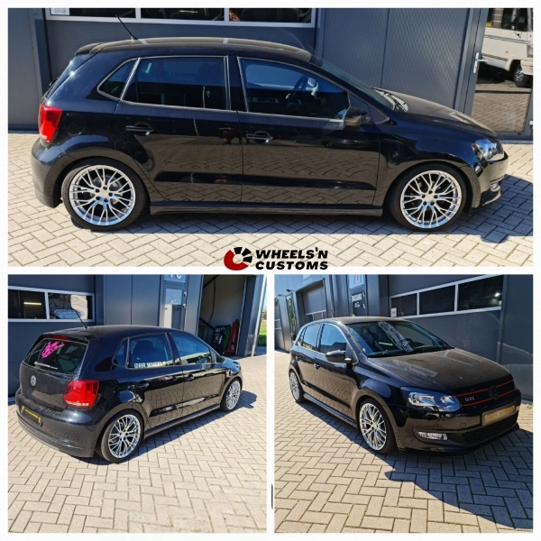 Volkswagen Polo MK5 - 17 inch BE Wheels Force 4 Hyper Silver - 5X100 7.5J ET35