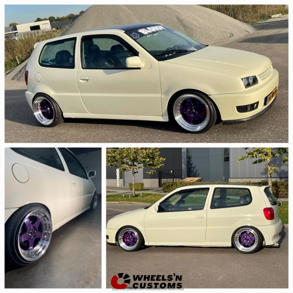 Volkswagen Polo MK3 - JNC JNC010 Magic Purple - 8J ET25 + 9J ET15