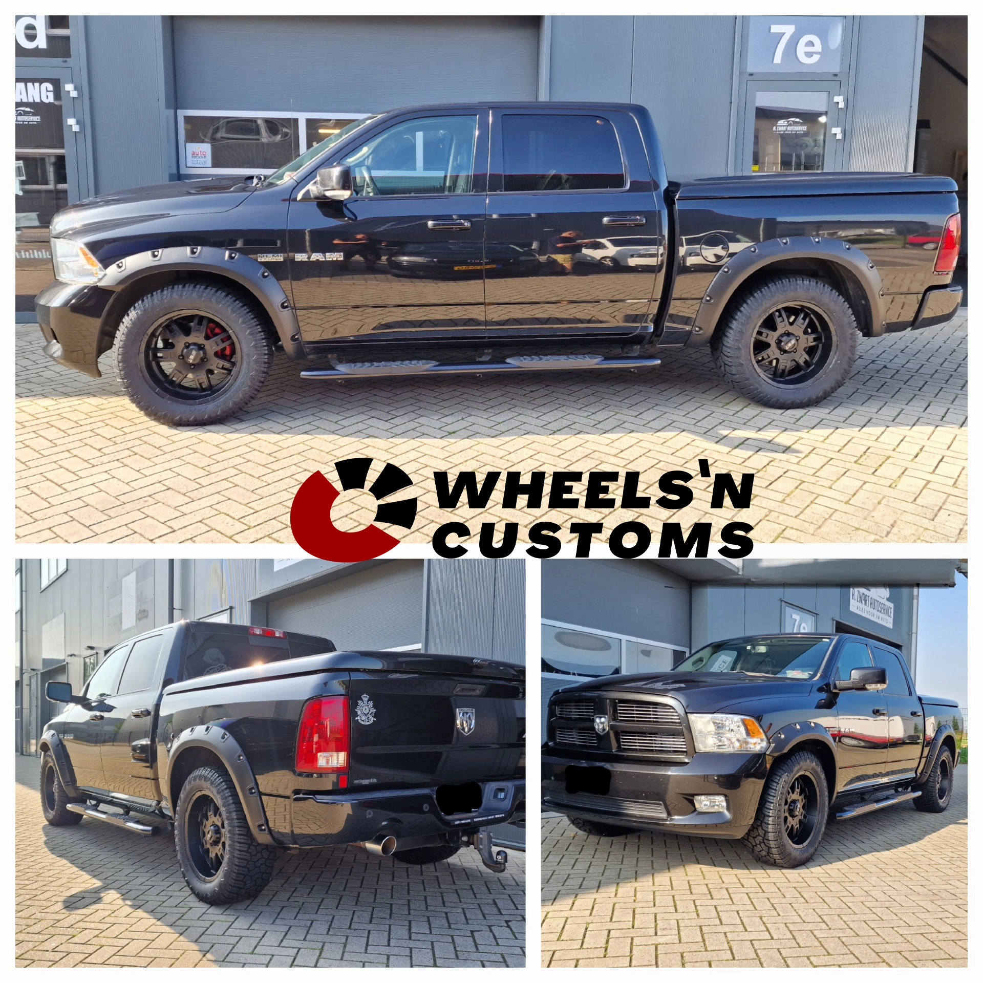 Dodge Ram 2012 - 20 inch Mickey Thompson Sidebiter ll Matte Black