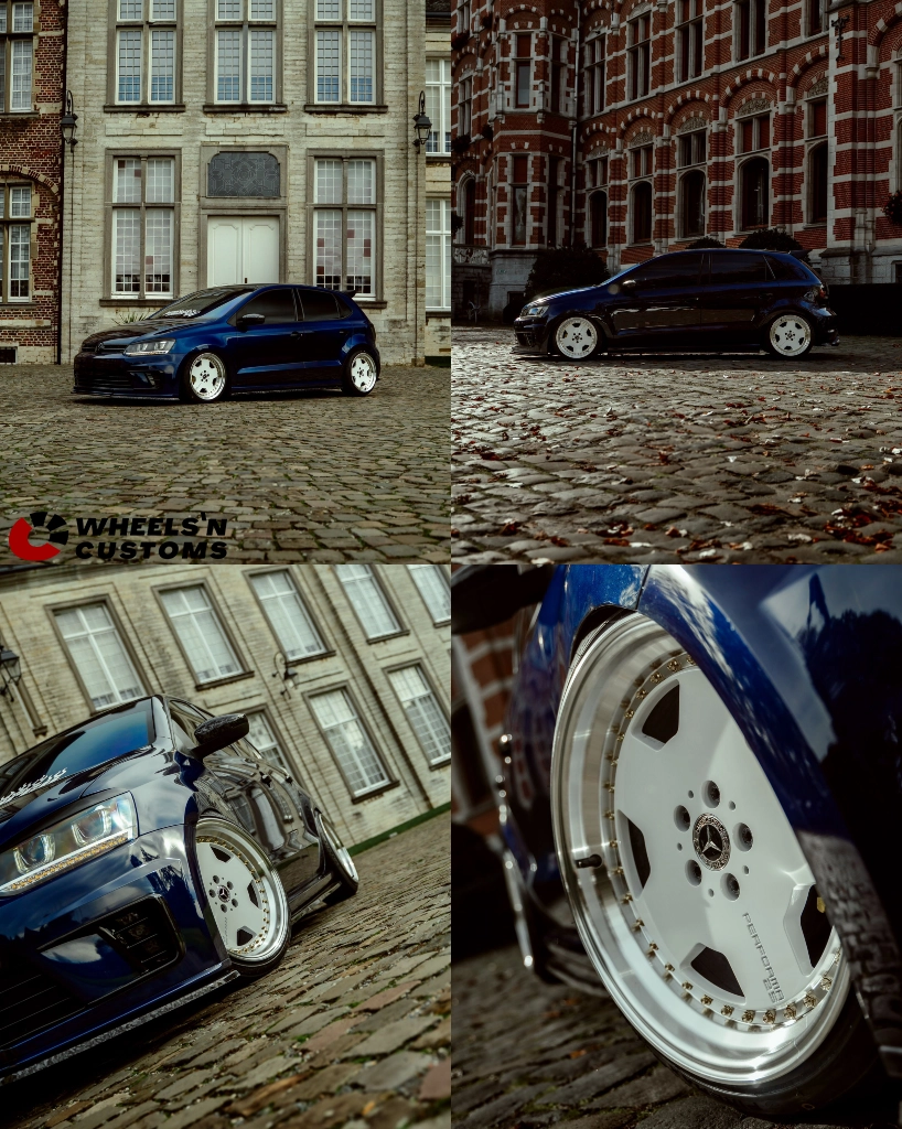 Volkswagen Polo MK7 - 17 inch YKW Wheels Y7858 White Machined Lip - 5x100 8,5J ET30