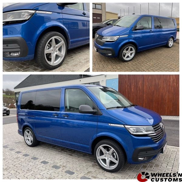 Volkswagen Transporter T6.1 Multivan - 19 inch Rotiform WGR Gloss Silver - 5x120 8.5J ET35