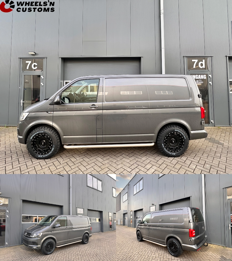 Volkswagen T6 - 17 inch KMC Wheels Xd129 Satin black - 8.5J ET34