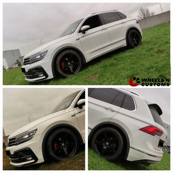 Volkswagen Tiguan - 19 inch 79 Wheels SV-N Gloss Black - 5x112 8.5J ET35