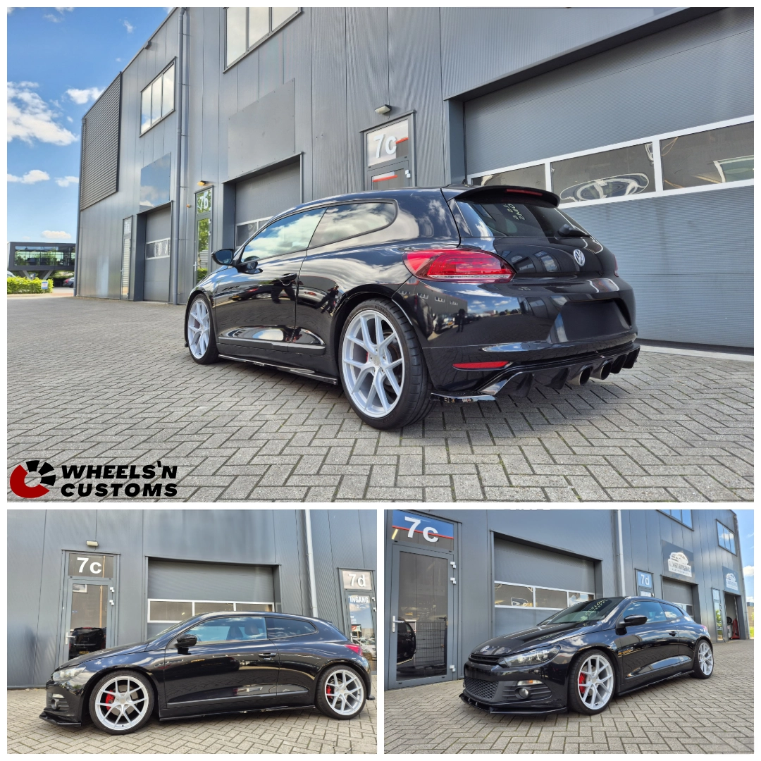 Volkswagen Scirocco - 19 inch JR Wheels SL01 Flat Silver - 8J ET35