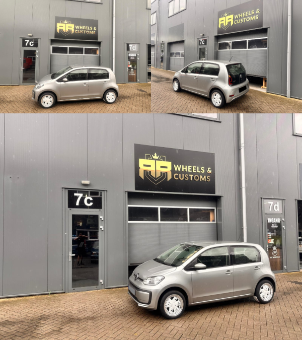 Volkswagen Up - 15 inch YKW Wheels Y5892 Teddys Full white - 4x100 7J ET30