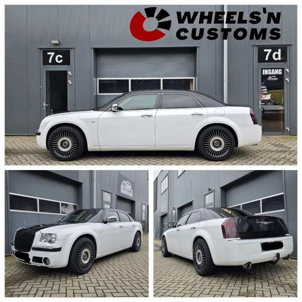 Chrysler 300C - 20 inch Asanti Black ABL-40 Tiara wheels - 5x115 9J ET15 .