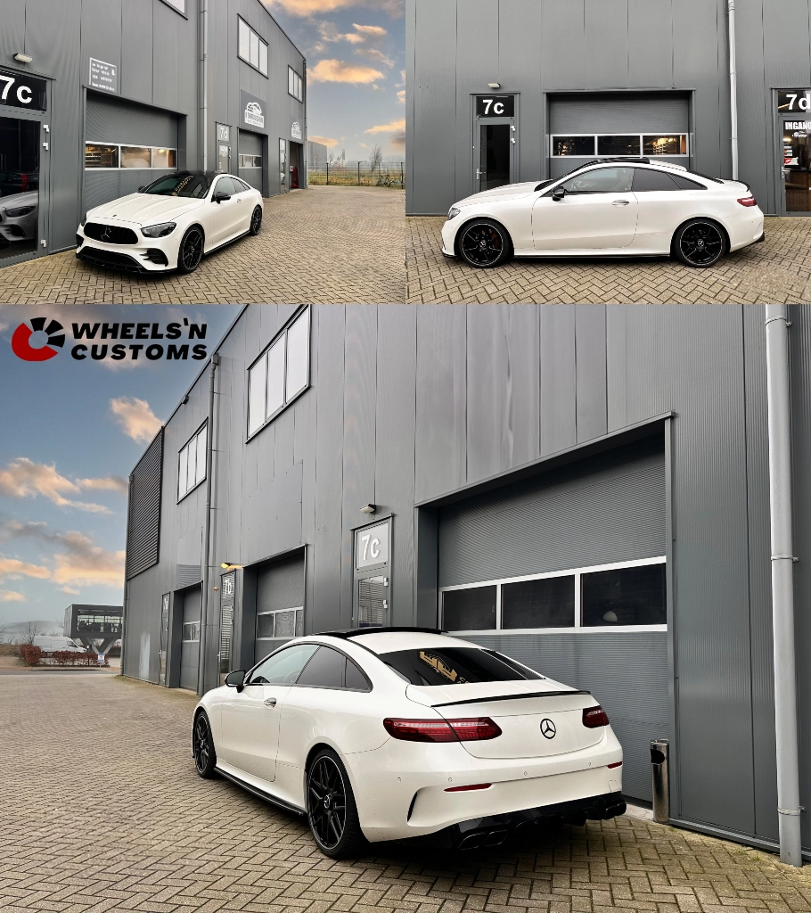 Mercedes E-Klasse Coupe - 20 inch JF Luxury AMG Design M933 Matt Black Machined Lip - 5x112