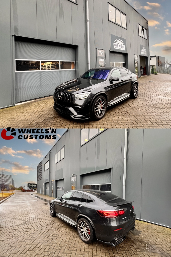 Wat vinden jullie van deze Mercedes GLC 63 S AMG Maxtonized by RR Wheels & Customs. We hebben deze auto met 510pk voorzien van een volledig Maxton Design pakket