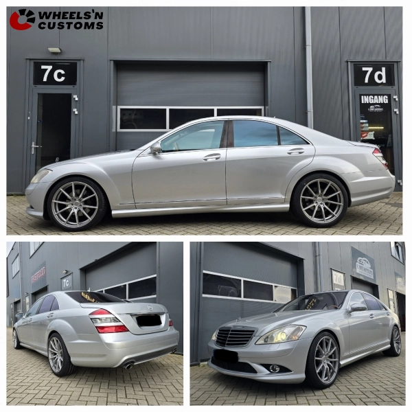 Mercedes W221 S550 - 20 inch Concaver CVR4 - 9J ET30 + 10J ET32
