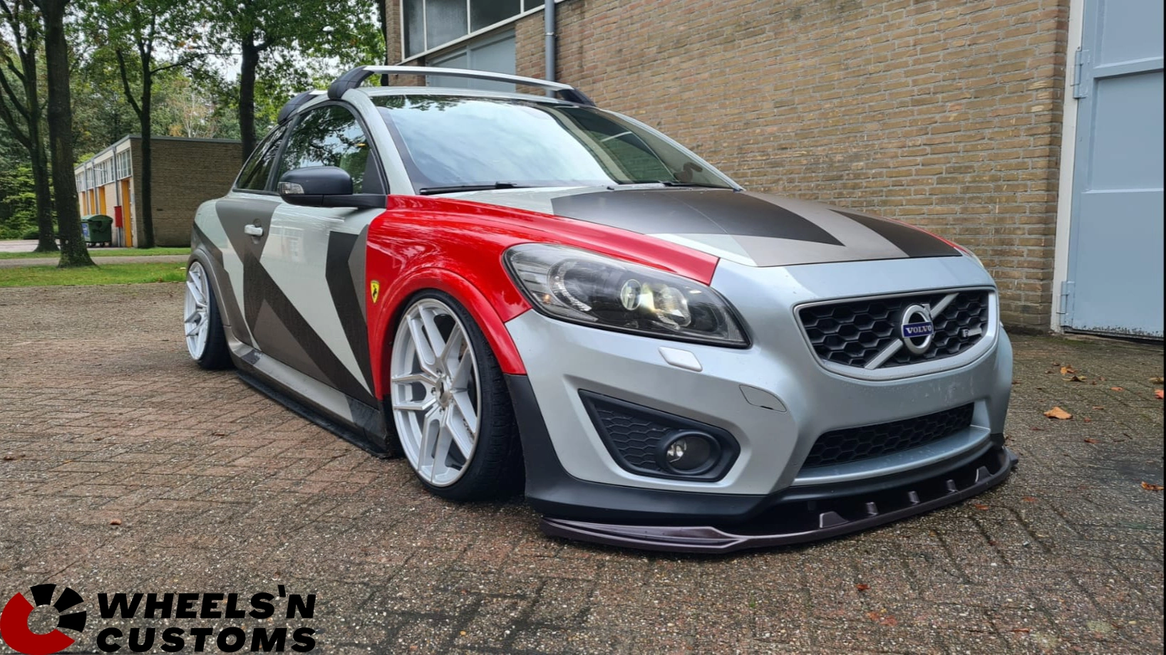 Volvo C30 R-Design - 18 inch Japan Racing JR25 Silver Machined - 5x108 8.5J ET35 + 9.5J ET35