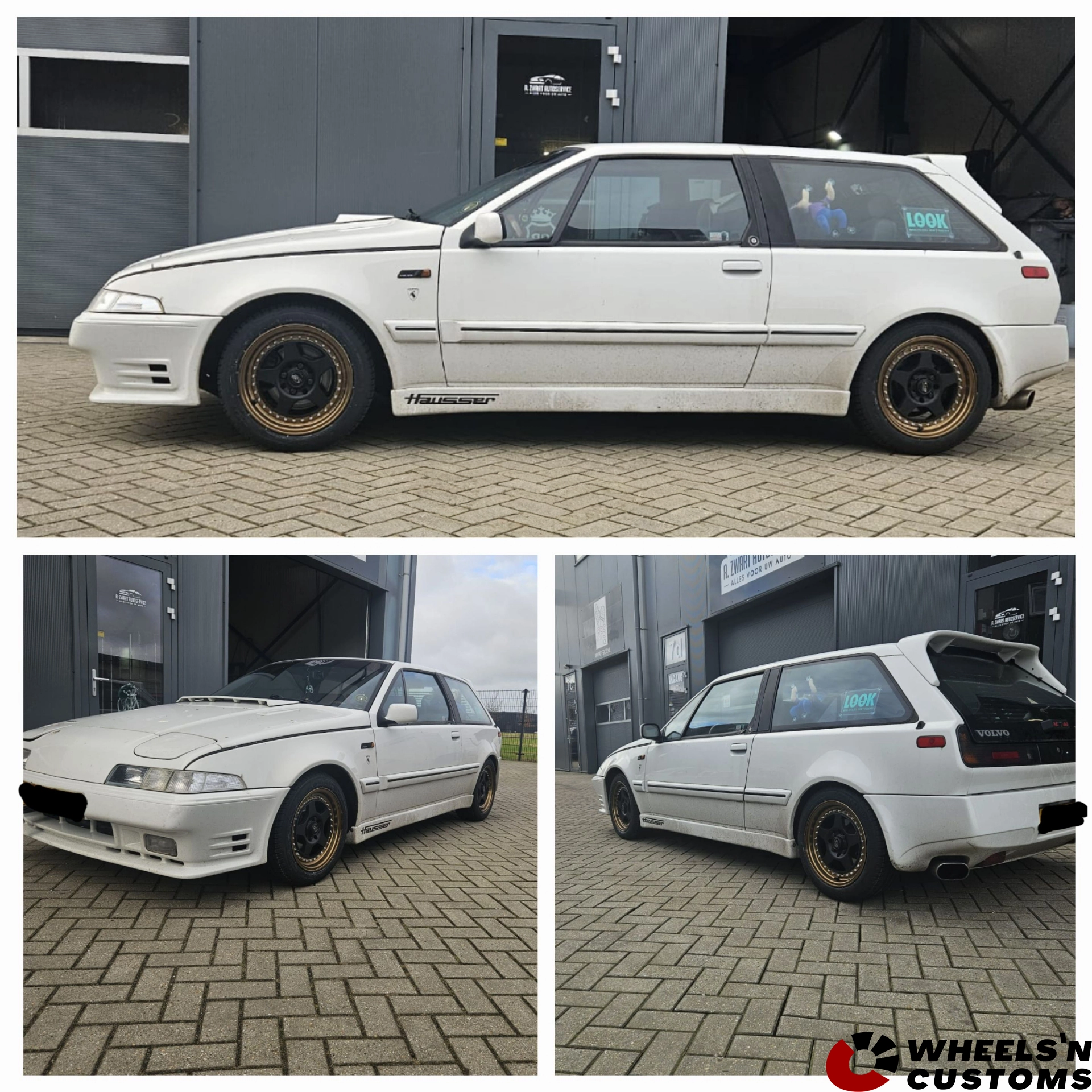 Volvo 480 - 15 inch Rota Kusha Black Bronze lip - 7J ET38