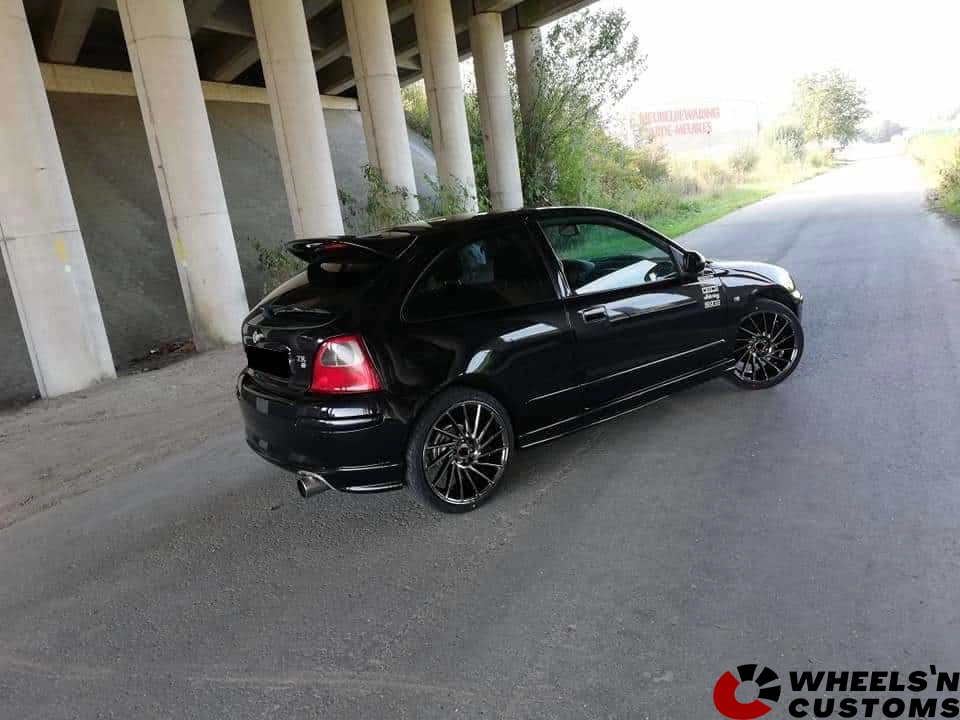 MG ZR -18 inch JF Luxury zwart/chrome