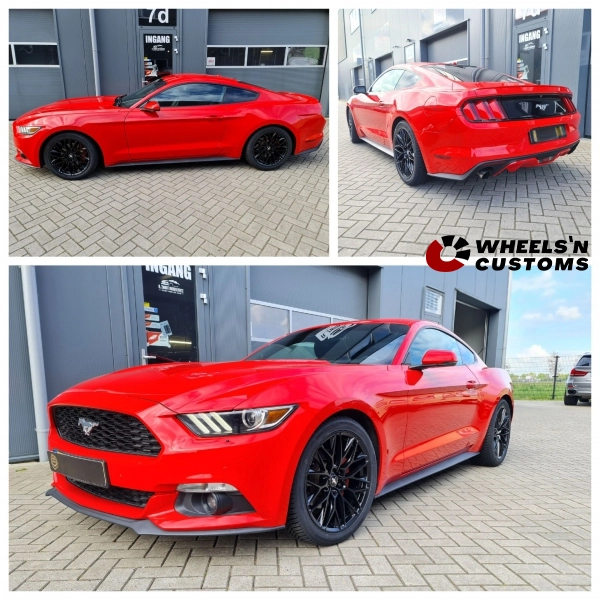 Ford Mustang - 19 inch JF Luxury HRS Matte Black - 