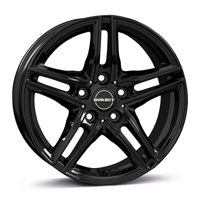 Borbet Borbet XR black glossy 17" 5x112 ET45.0 B66.60 Borbet Borbet XR black glossy 17" 5x112 ET45.0 B66.60