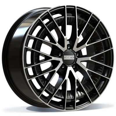 Fondmetal Fondmetal KARI (FMI12) GLOSSY BLACK MACHINED 19" 5x112 ET32.0 B66.50 Fondmetal Fondmetal KARI (FMI12) GLOSSY BLACK MACHINED 19" 5x112 ET32.0 B66.50