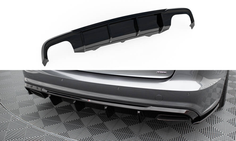 Wheel Valance Rear Rear Valance V.2 A6 S-Line / A6 C7 Fl Sedan+avant / Diffuser | Maxton ...
