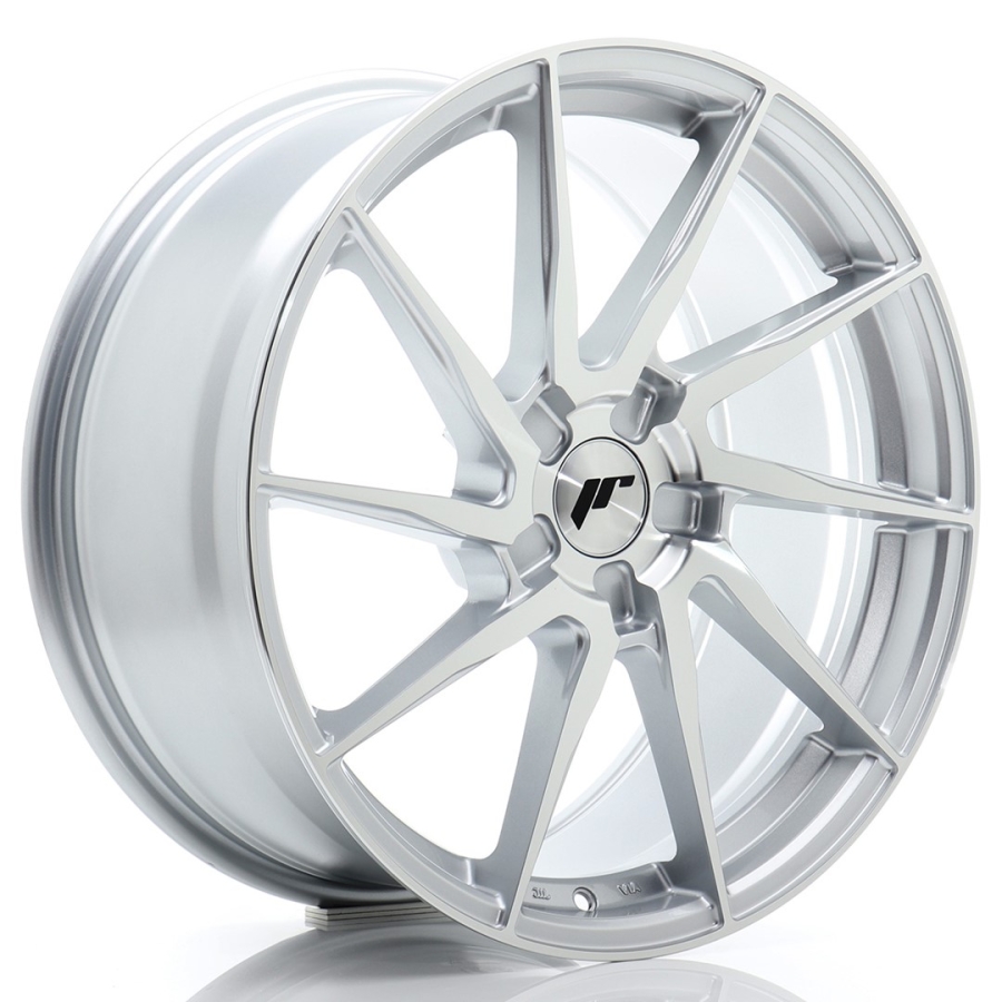 JR Wheels JR36 19x8.5 ET20-45 Custom PCD Silver Machined Face Japan ...