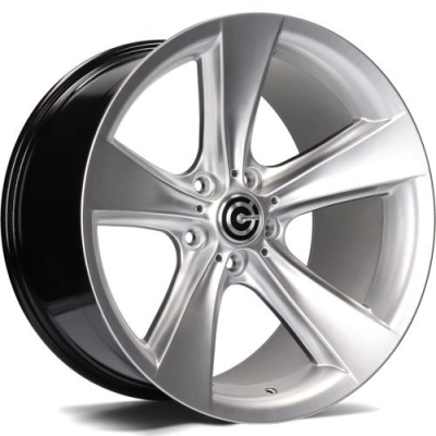 Carbonado Carbonado CONCAVE 19 Inch 10J 5x120 DHS - Diamond Hyper Silver 785kg draaglast Carbonado Carbonado CONCAVE 19 Inch 10J 5x120 DHS - Diamond Hyper Silver 785kg draaglast